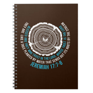 Jeremiah 17:7-8 Tree Rings Notebook