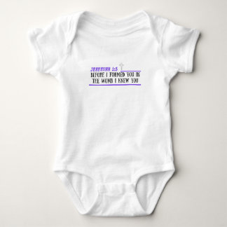 Jeremiah 1:5 Christian Baby Bodysuit One-Piece 