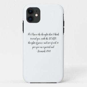 Jeremiah 29:11: A Promise of Hope and a Future" iPhone 11 Case