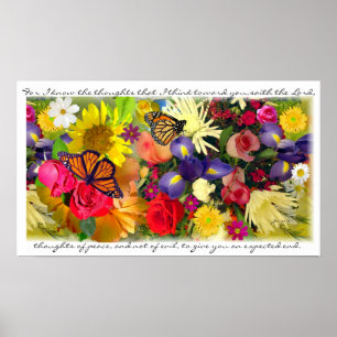 Jeremiah 29:11 Art Poster