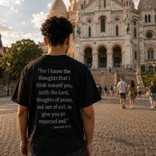 Jeremiah 29:11 Bible Verse T-Shirt
