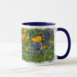 Jeremiah 29:11 California Poppy Mug