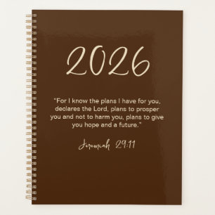 Jeremiah 29:11 I Know the Plans 2026 Year Planner 