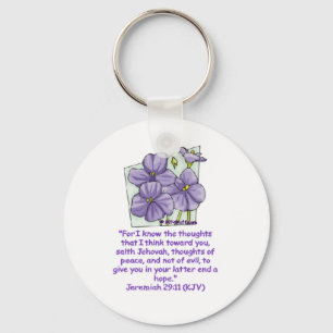 Jeremiah 29:11 keychain