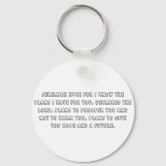 Jeremiah 29:11 keychain
