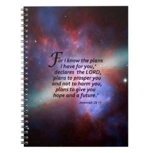 Jeremiah 29:11 notebook
