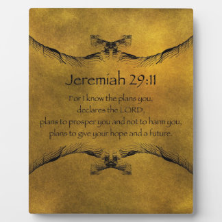 Jeremiah 29:11 plaque