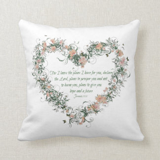 Jeremiah 29:11 Polyester Throw Pillow