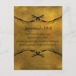 Jeremiah 29:11 postcard