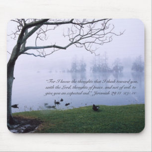 Jeremiah 29:11 Scripture Mousepad