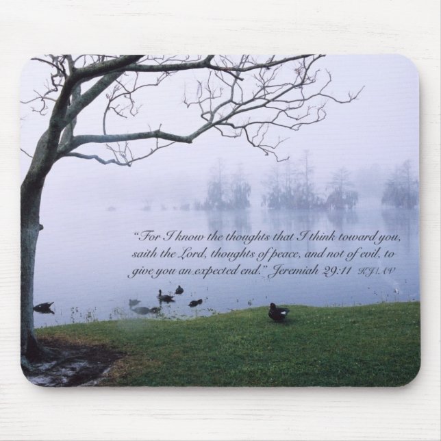 Jeremiah 29:11 Scripture Mousepad (Front)