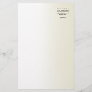 JEREMIAH 29:11 STATIONERY