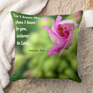 Jeremiah 29:11 Throw Pillow