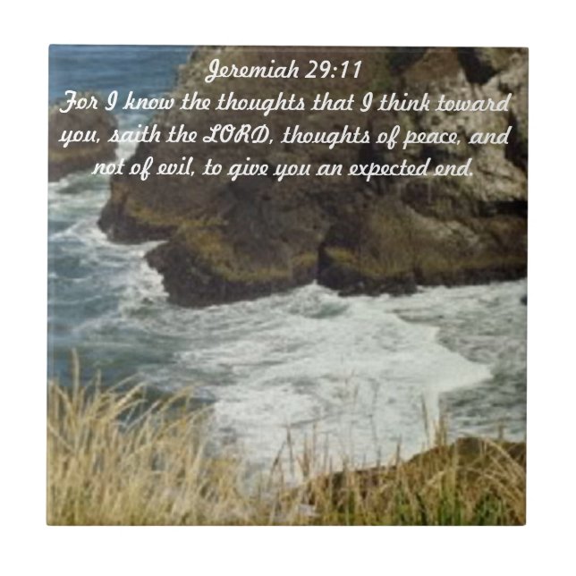 Jeremiah 29:11 Tile (Front)