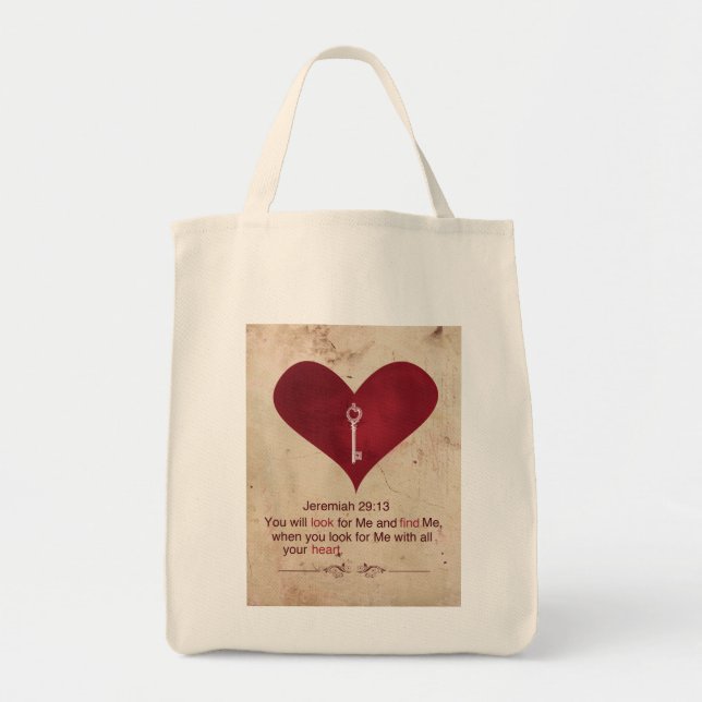 Jeremiah 29:13 Tote (Front)