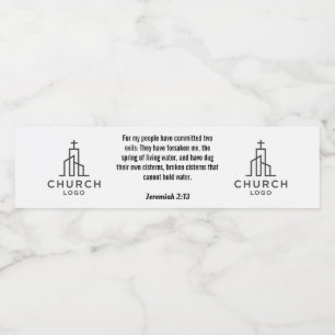  Jeremiah 2:13 Water Label