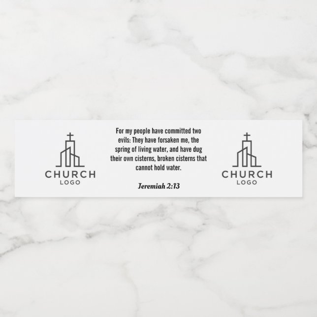  Jeremiah 2:13 Water Label (Single Label)