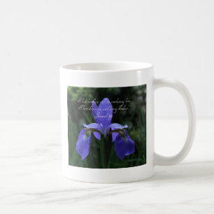 Jeremiah 31:3 Royal Blue Iris Coffee Mug