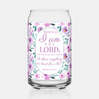 Jeremiah 32:27 with Purple Flowers Background