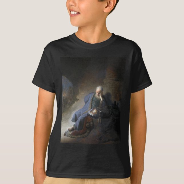Jeremiah Destruction Jerusalem Bible Rembrandt T-Shirt (Front)