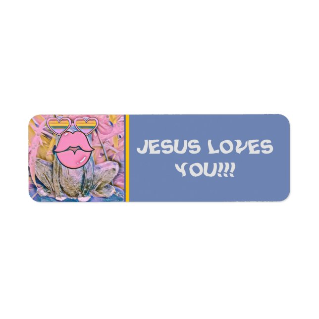 JEREMIAH FROG - CUSTOMIZABLE ADDRESS LABEL (Front)