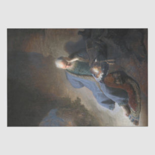 Jeremiah Lamenting on Fall of Jerusalem, Rembrandt Tissue Paper