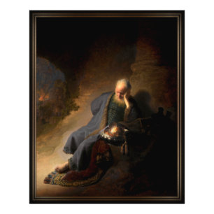 Jeremiah Lamenting the Destruction of Jerusalem Photo Print