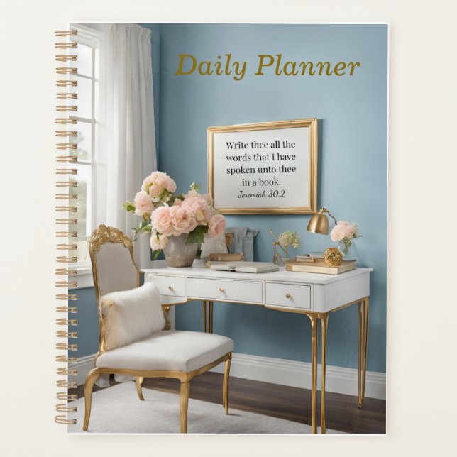 Jérémie 30:2 - 8,5" X 11" Couverture souple quotid (Devant)