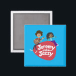 Jeremy and Jazzy Button Magnet<br><div class="desc">Jeremy and Jazzy. CBC Kids · Jeremy and Jazzy is a musical adventure series where there's a story in every song! https://gem.cbc.ca/jeremy-and-jazzy</div>