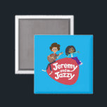 Jeremy and Jazzy Button Magnet<br><div class="desc">Jeremy and Jazzy. CBC Kids · Jeremy and Jazzy is a musical adventure series where there's a story in every song! https://gem.cbc.ca/jeremy-and-jazzy</div>