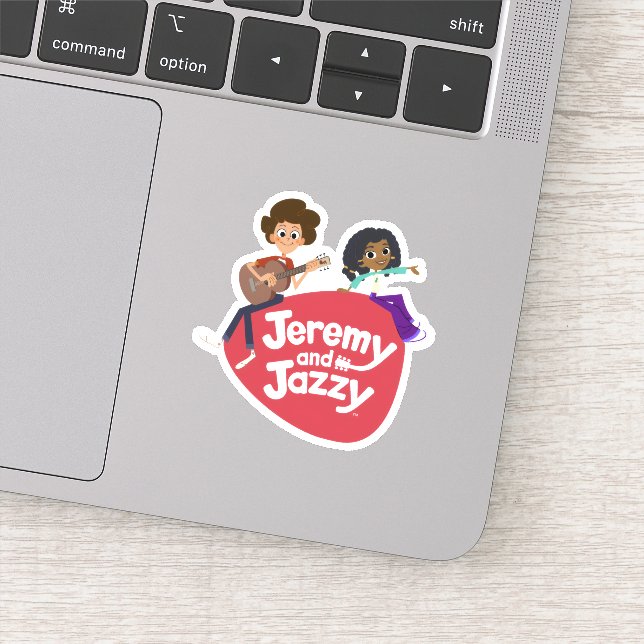 Jeremy and Jazzy Sticker (Detail)