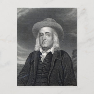 Jeremy Bentham from 'Gallery of Portraits' Postcard