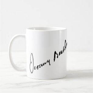Jeremy Bentham signe Coffee Mug