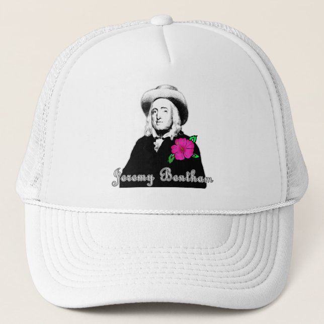 Jeremy Bentham with Tropical Flower Trucker Hat (Front)