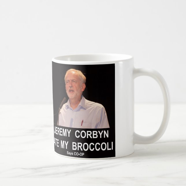 Jeremy Corbyn ate my Broccoli Coffee Mug (Right)