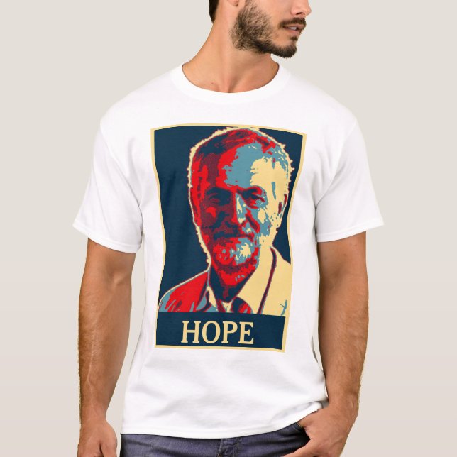 jeremy corbyn hope tshirt Add Your Text (Front)