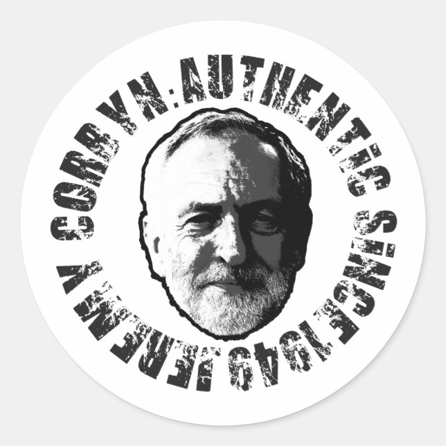 JEREMY CORBYN STICKER (Devant)