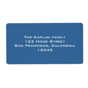 Jeremy Return Address Label