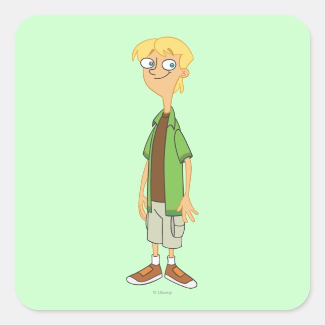 Jeremy Square Sticker (Front)