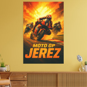 Jerez Circuito de Velocidad MotoGP Spanish Grand P Canvas Print