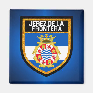 Jerez de la Frontera Flag Magnet