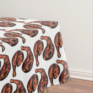 Jerk Chicken Caribbean West Indian Jamaican Food Tablecloth