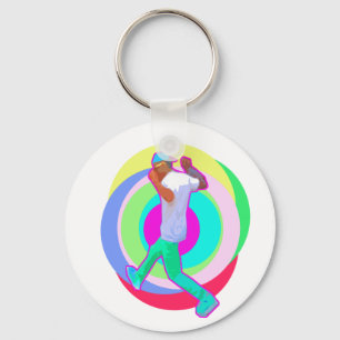 JERK DANCE logo Keychain
