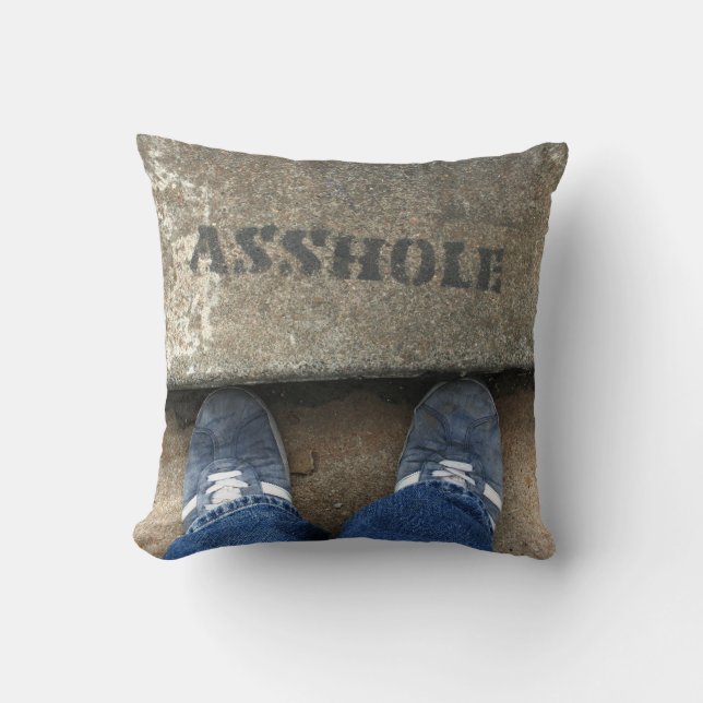 Jerk Throw Pillow (Front)