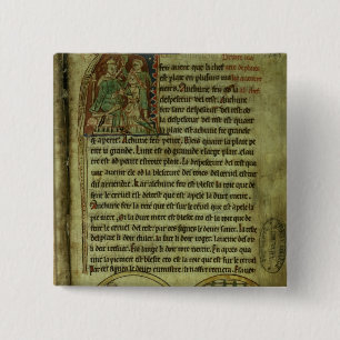 Jerome: A doctor visiting a patient 2 Inch Square Button