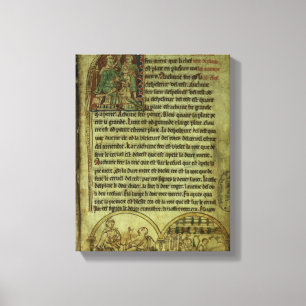 Jerome: A doctor visiting a patient Canvas Print