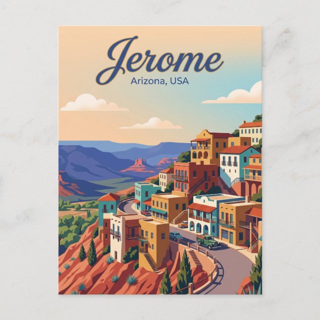Jerome Arizona Postcard (Front)