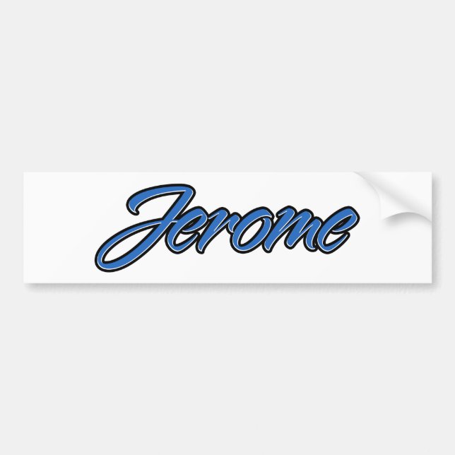 Jerome Name blue Aufkleber Sticker Autoaufkleber (Front)
