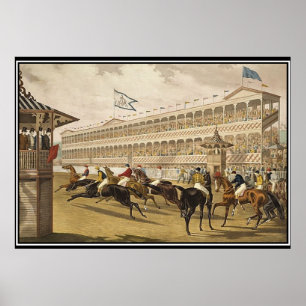 Jerome Park 1868 Poster vintage