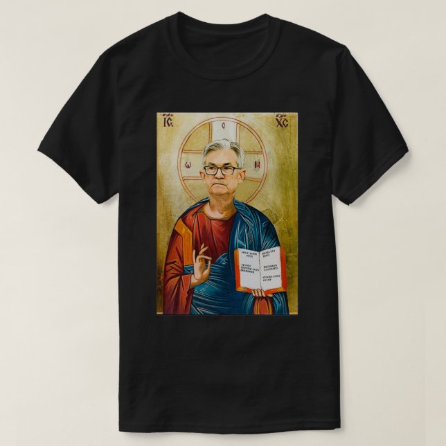 Jerome Powell Wall Street Bets Stonk Pullover  (Design Front)